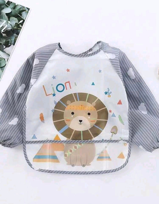 Waterproof Bibs - Long Sleeve (Animals)