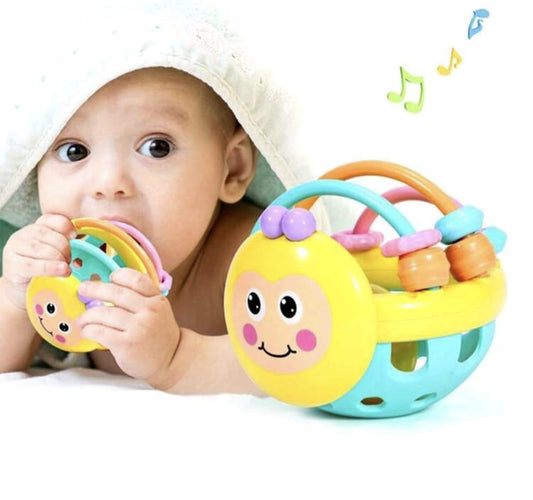 Rattles and Teether Grasping Baby Ball