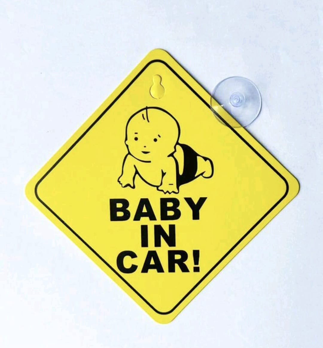 Baby On Board Suction Sign