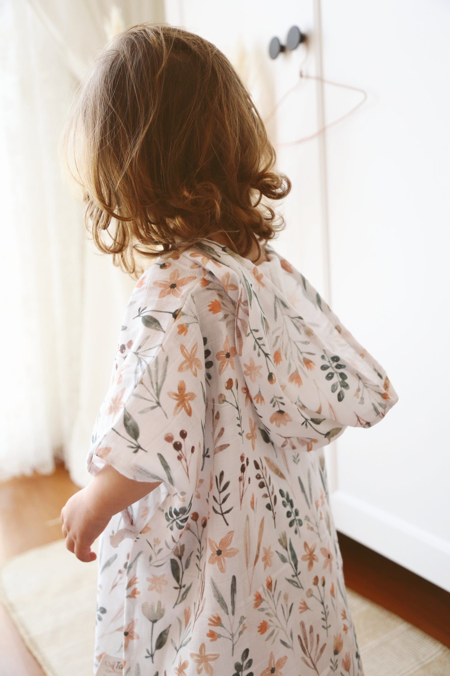 Muslin Hooded Poncho