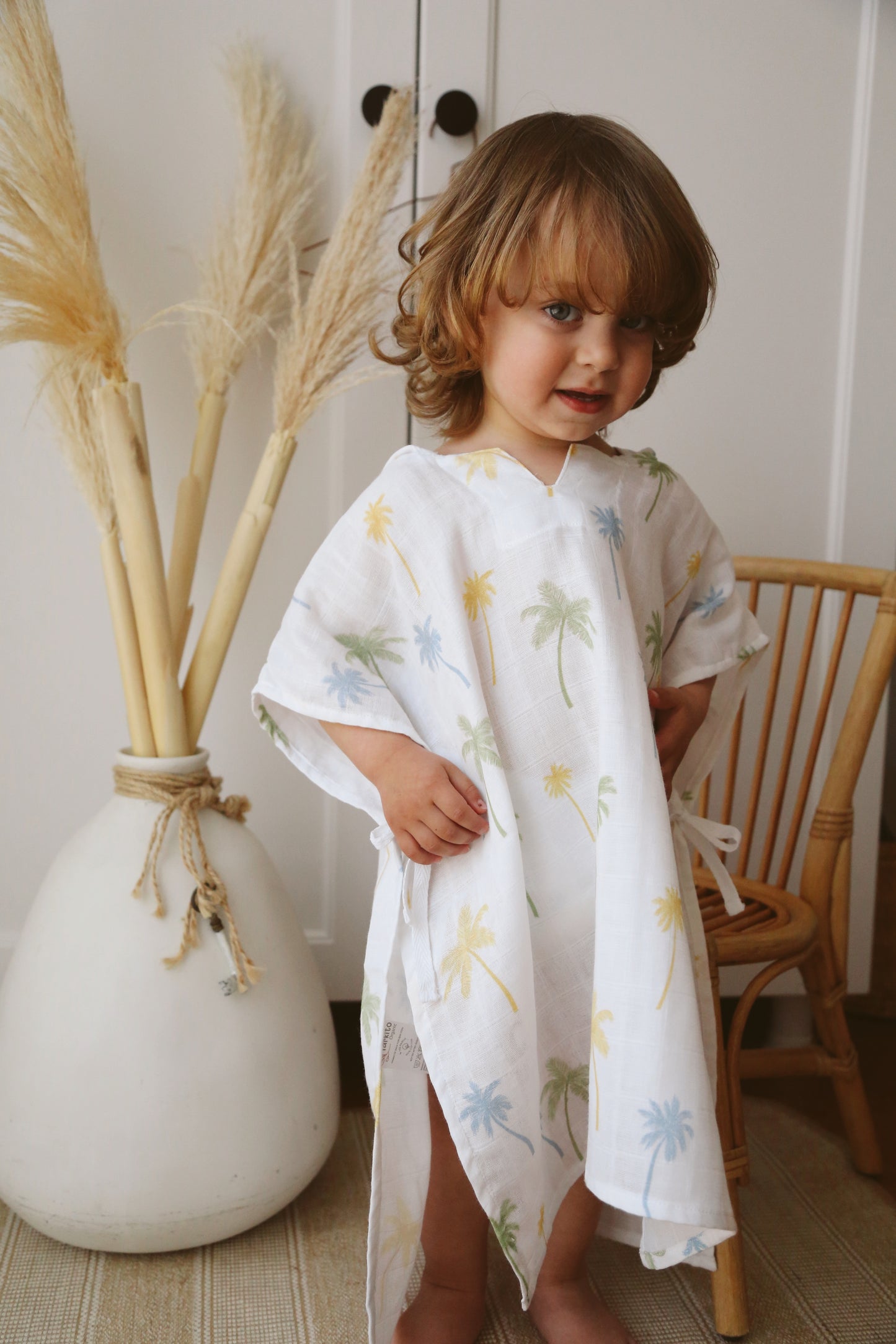 Muslin Hooded Poncho