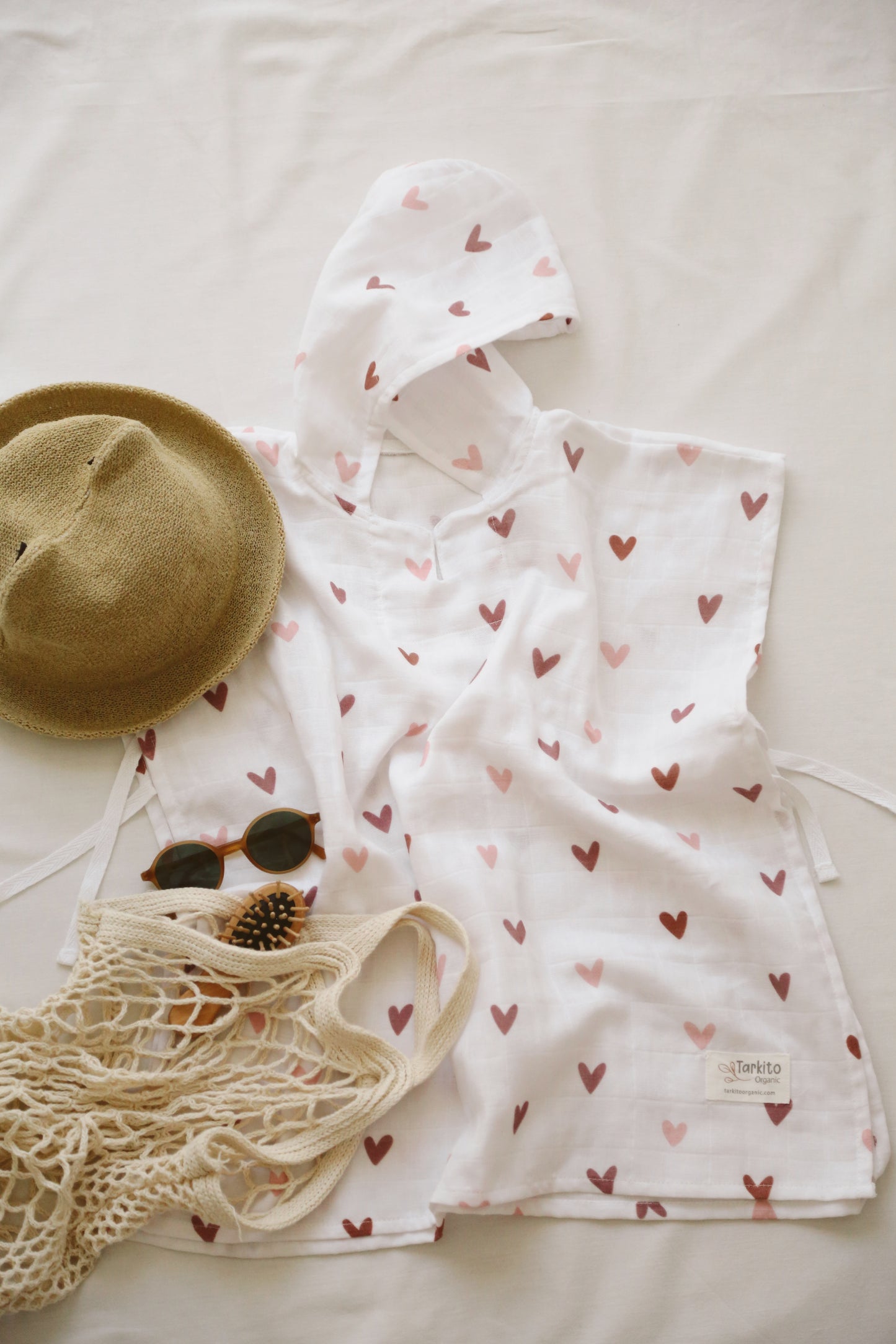 Muslin Hooded Poncho