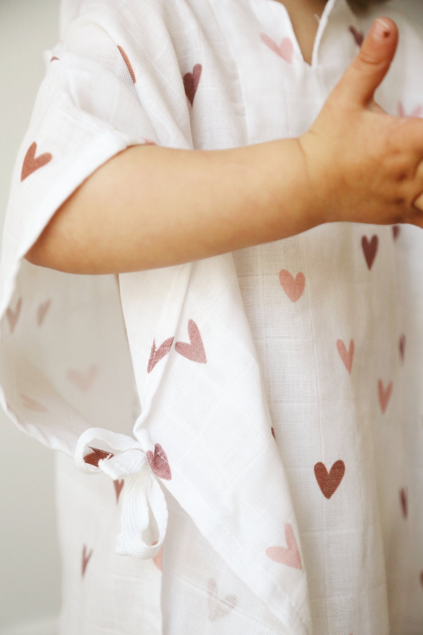 Muslin Hooded Poncho