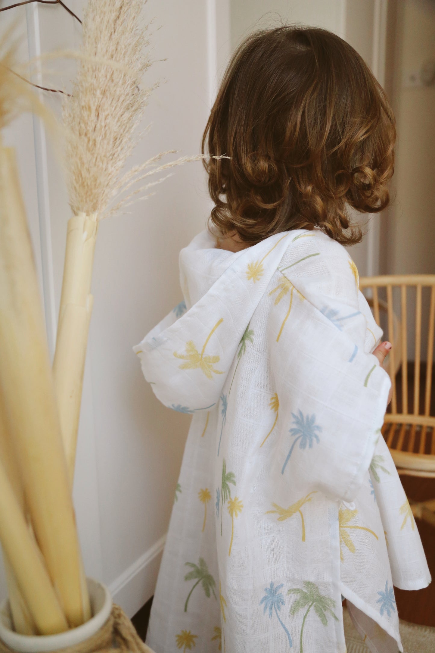 Muslin Hooded Poncho
