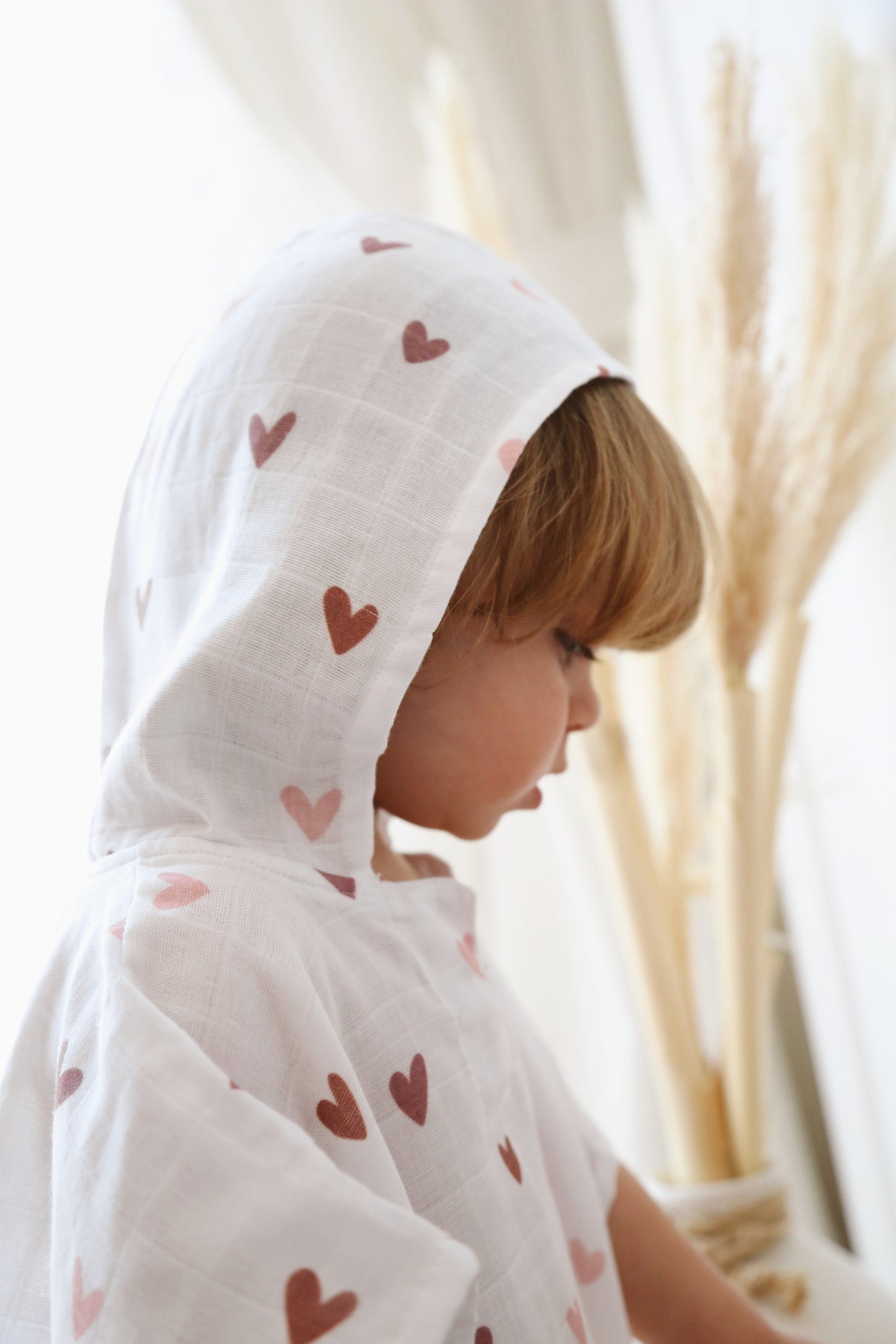 Muslin Hooded Poncho