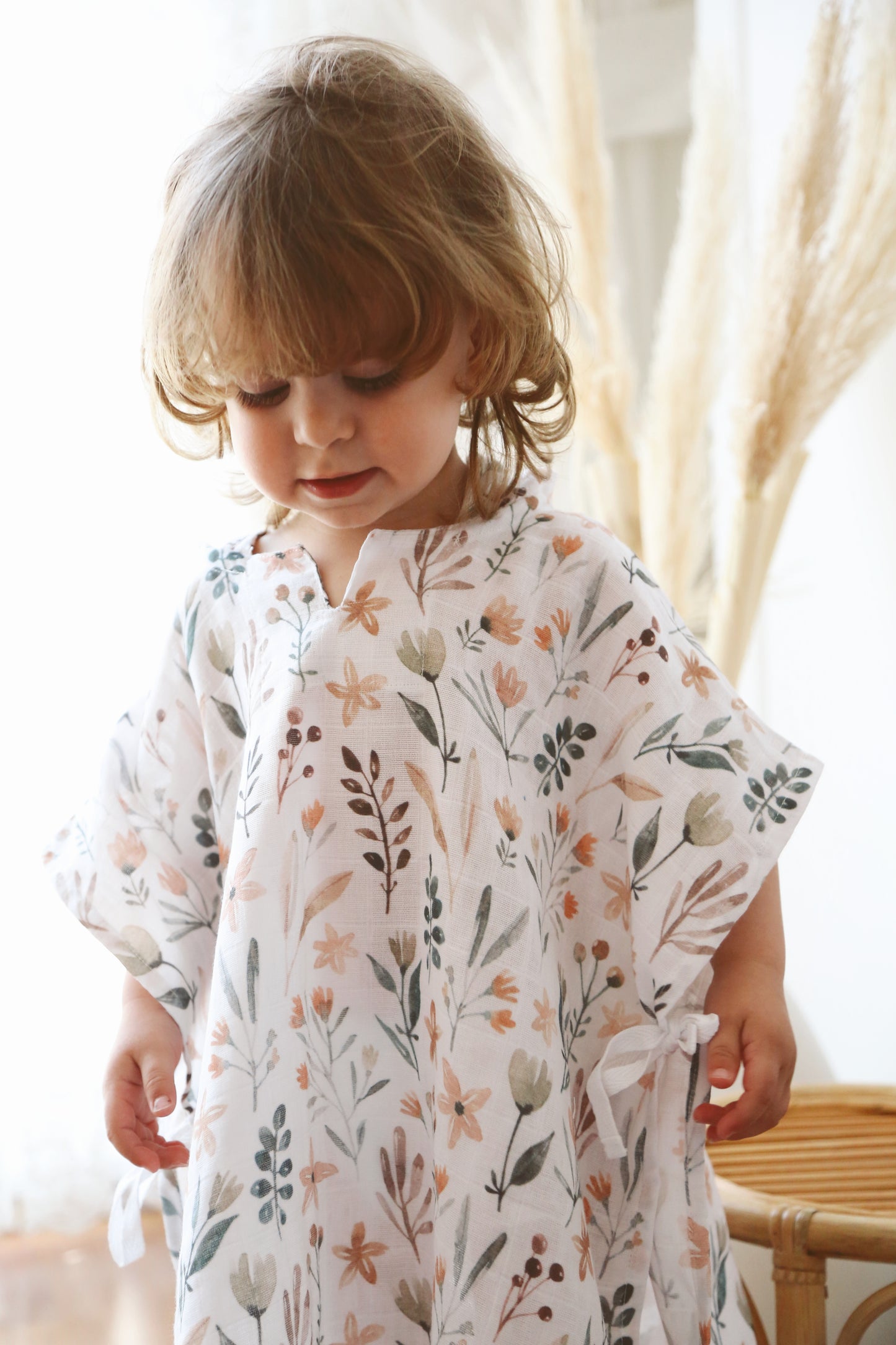 Muslin Hooded Poncho