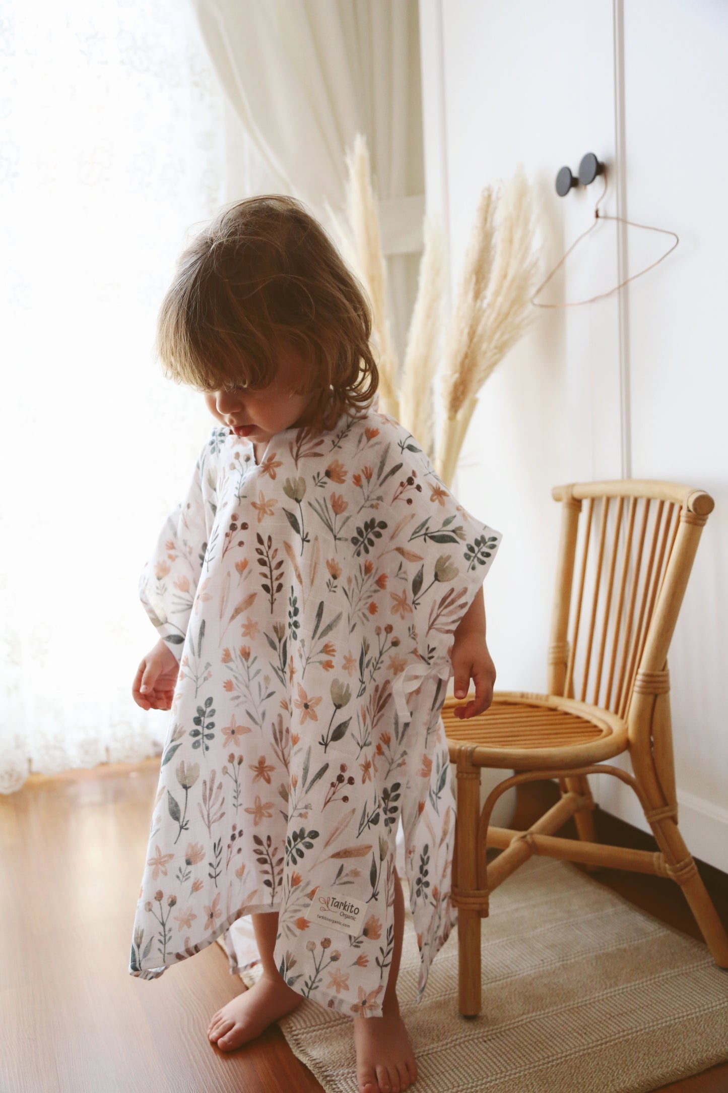 Muslin Hooded Poncho