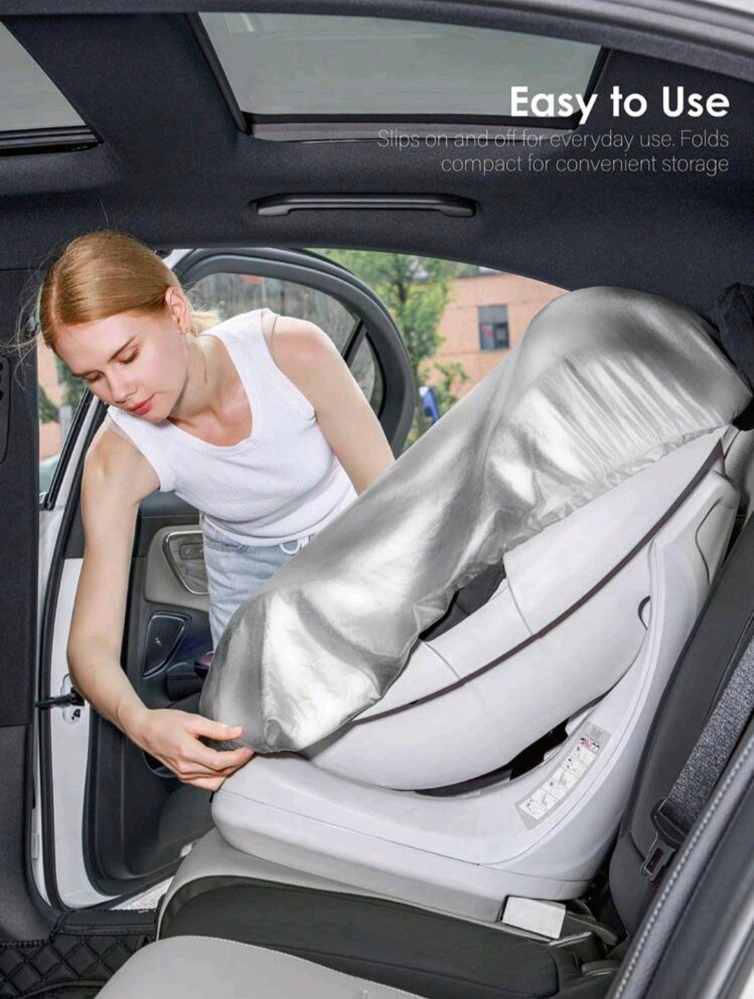 Car Seat Sun Shade Cover