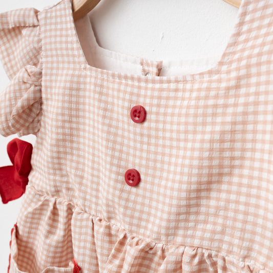Strawberry Basket Dress - 3-18M