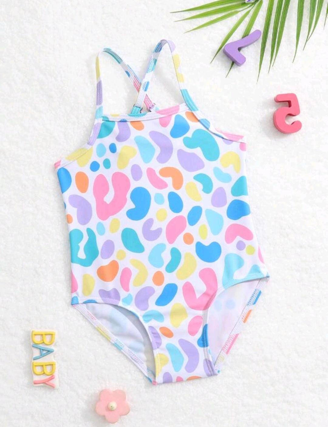 Allover Criss Cross One Piece Swimsuit