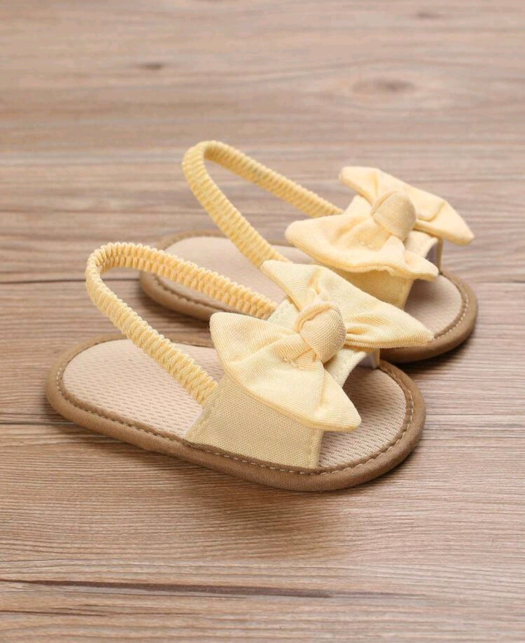 Yellow Bow Sandals