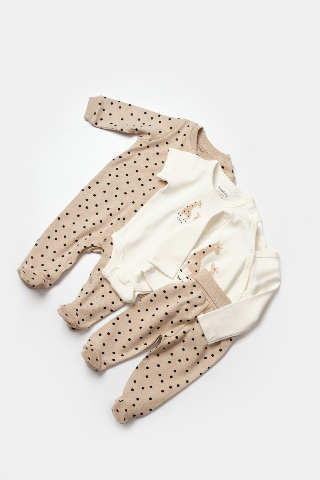 Newborn Set Giraffe 10 PCS - 100% Organic Cotton