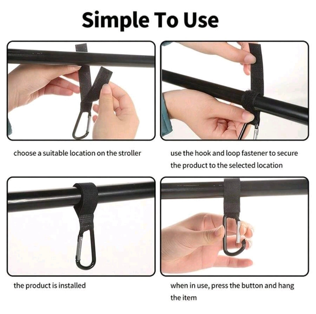 Stroller Hooks Pair