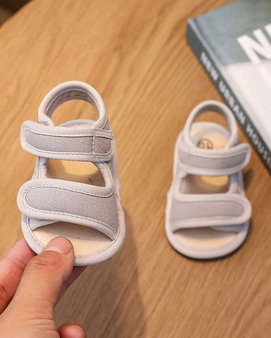Grey Boy Sandals
