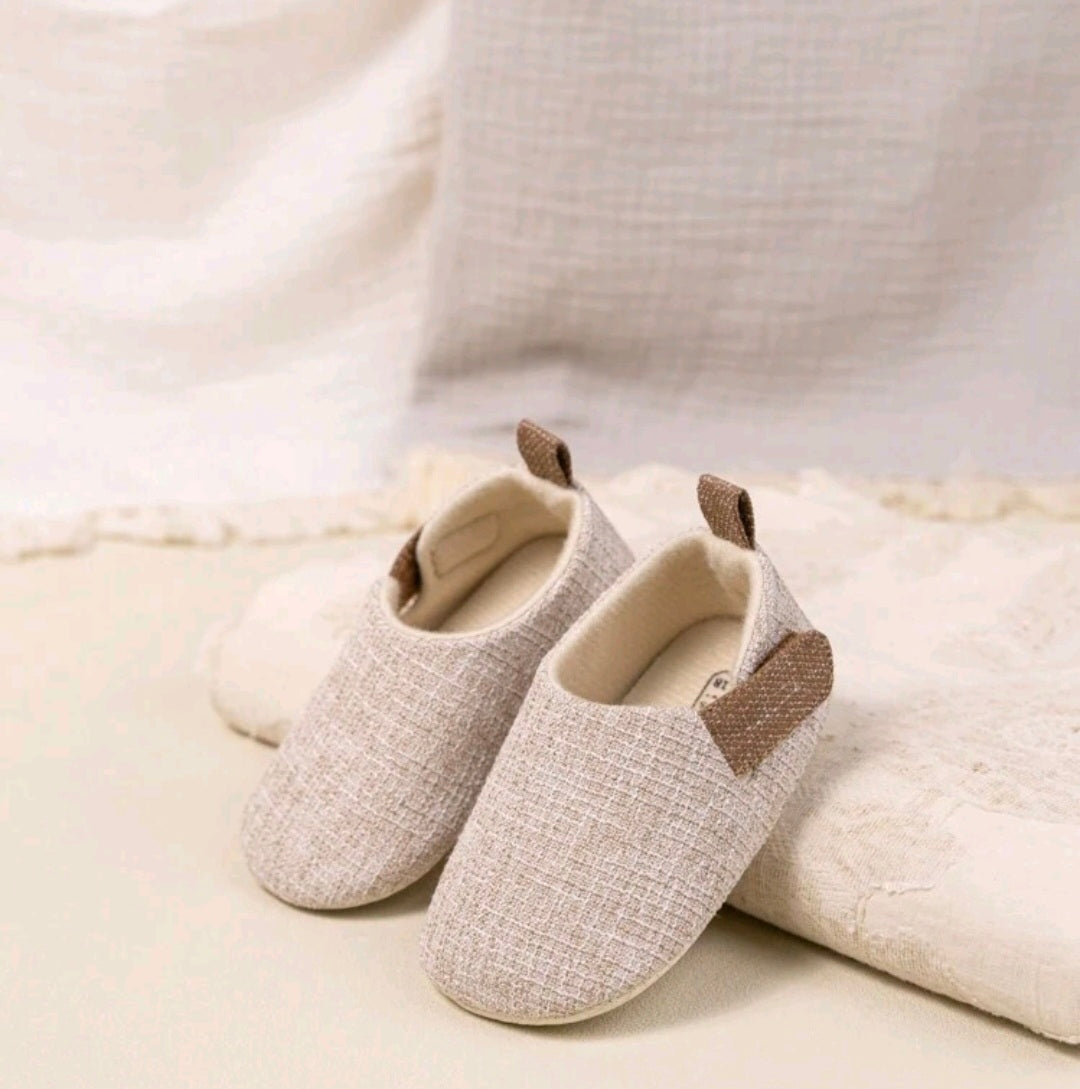 Beige Soft Flats