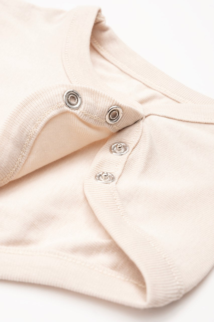 Organic Cotton Embroidered Baby Bodysuits – Set of 4