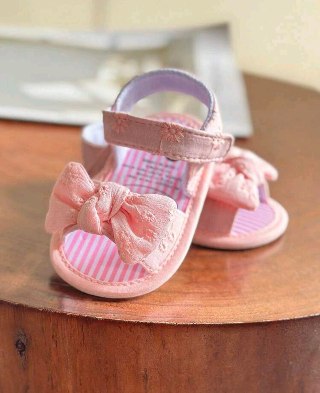 Pink Bow Sandals