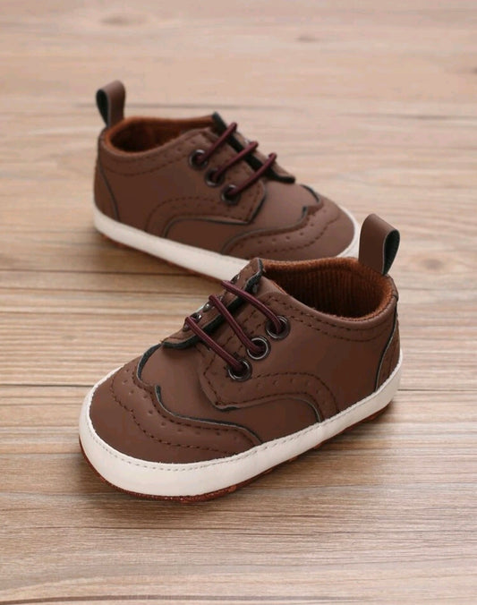 Leather Brown Sneakers