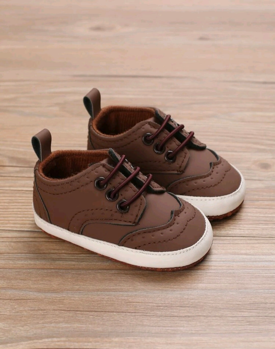 Leather Brown Sneakers