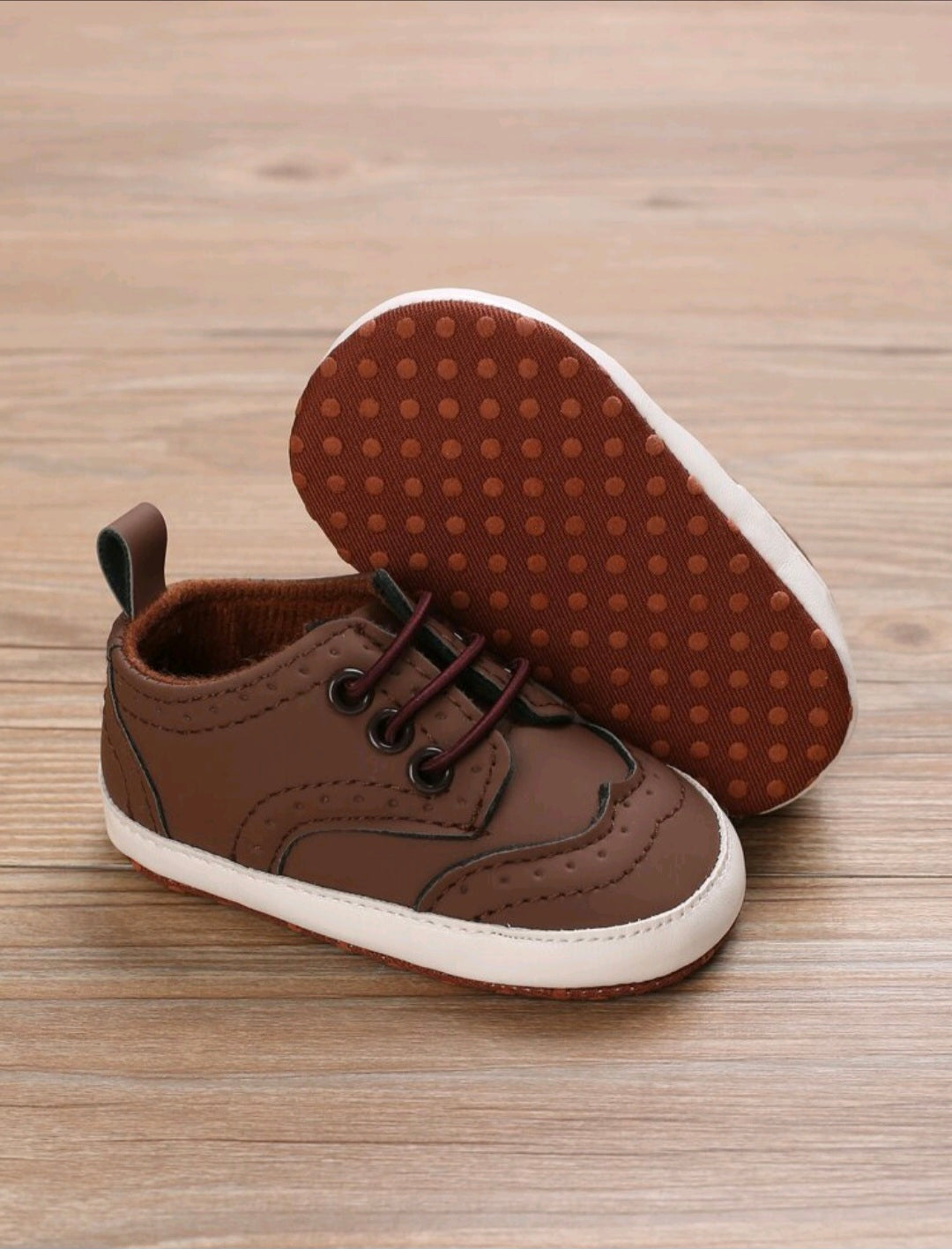 Leather Brown Sneakers