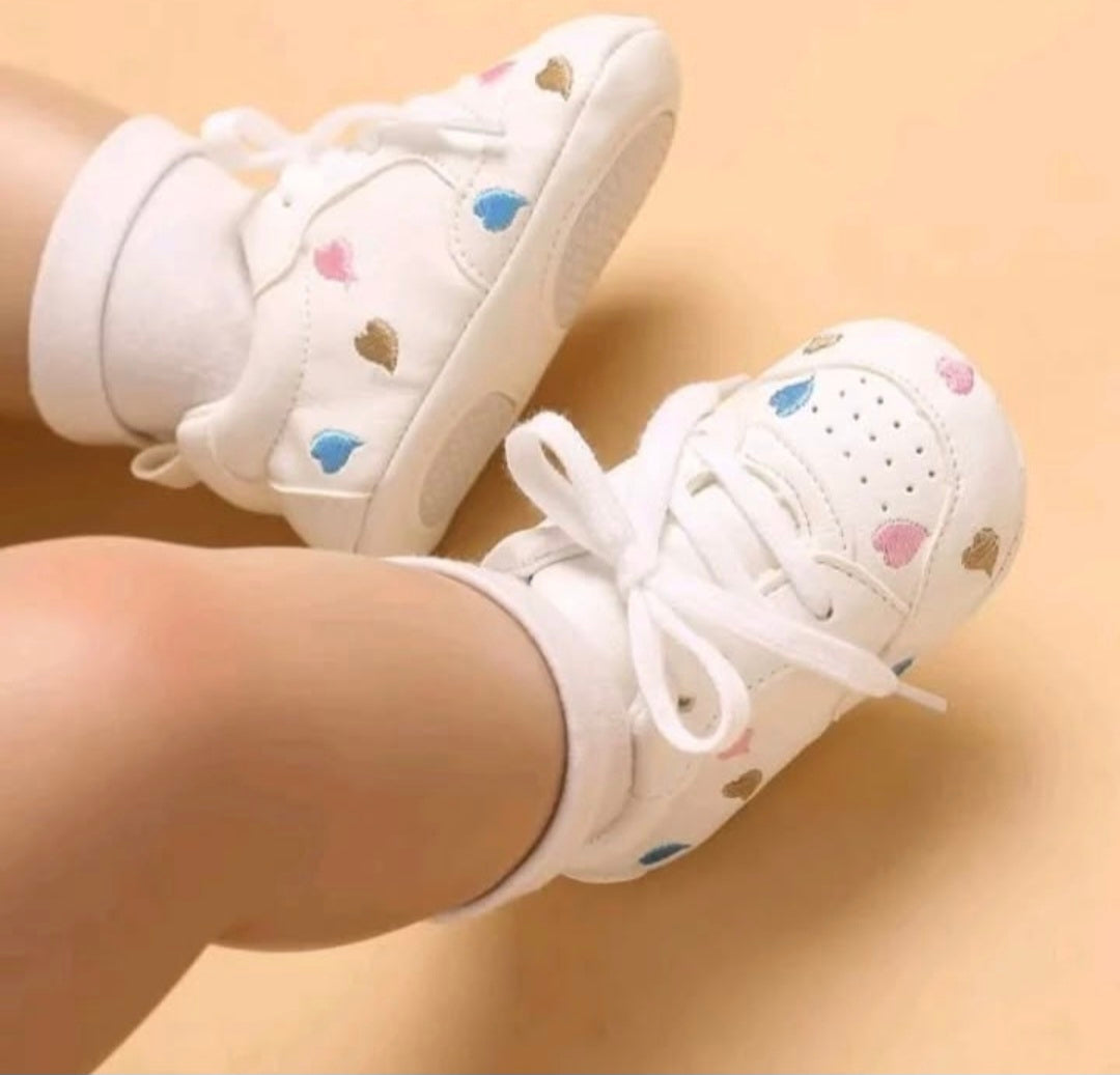 Colored Hearts Sneakers