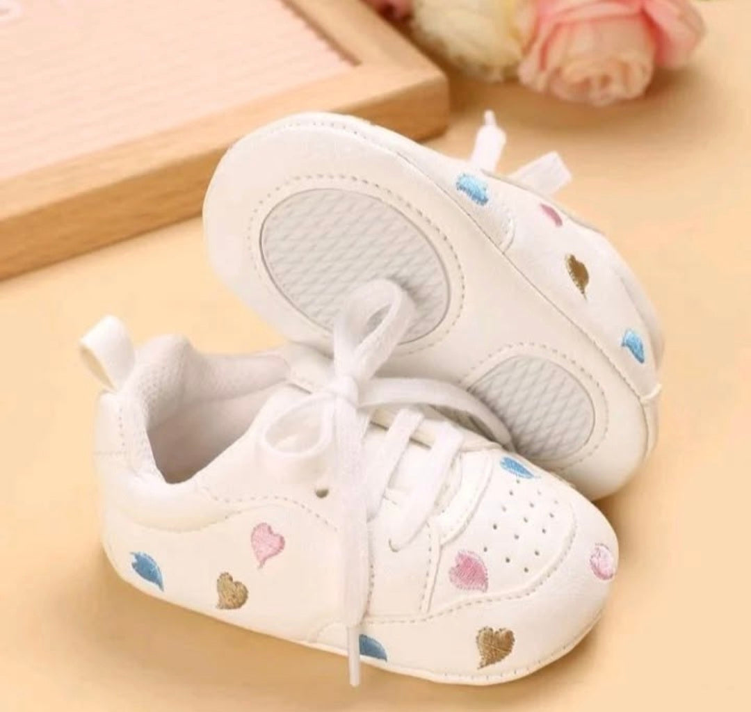 Colored Hearts Sneakers
