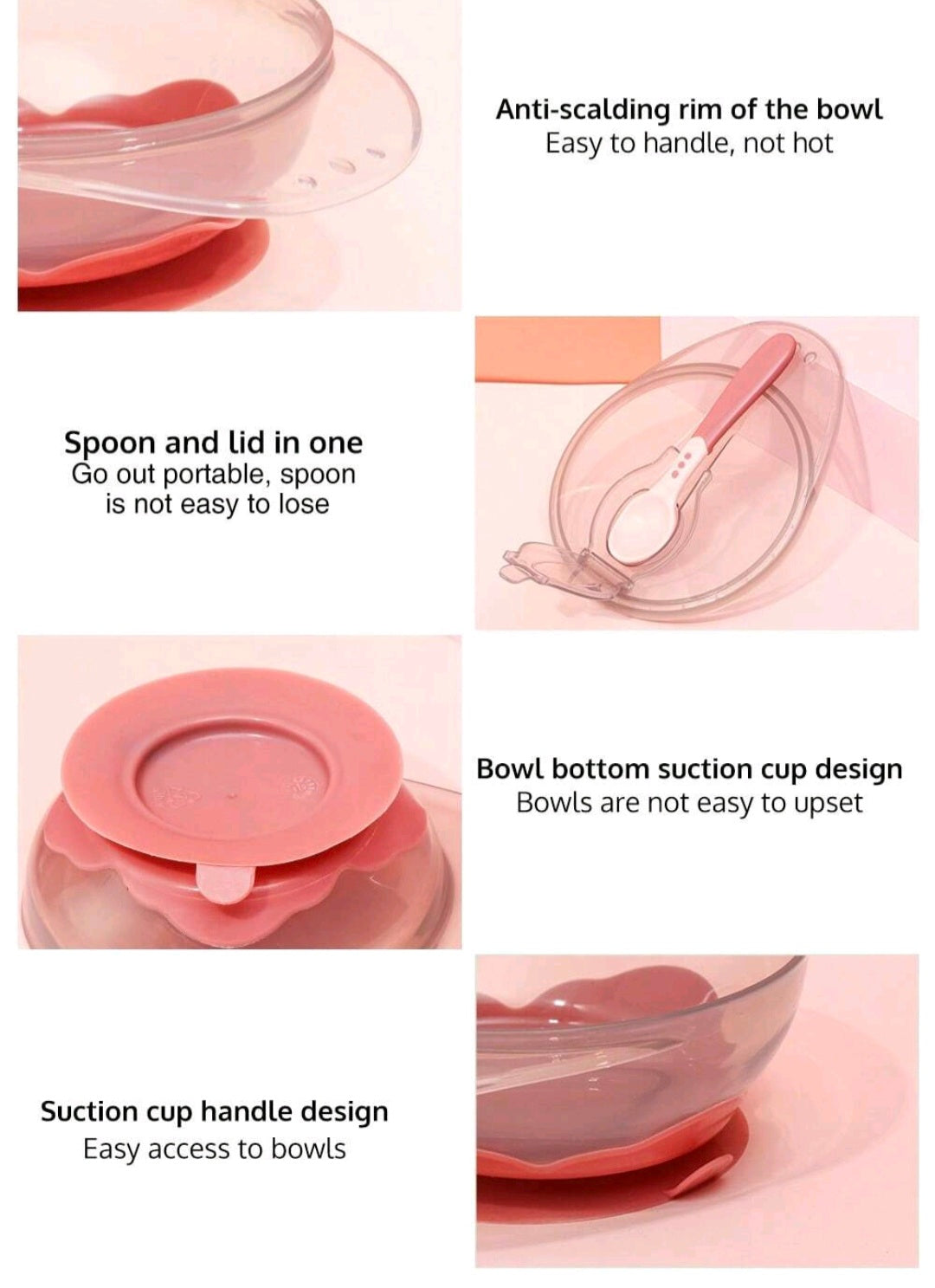 Spoon & Bowl Set with Lid