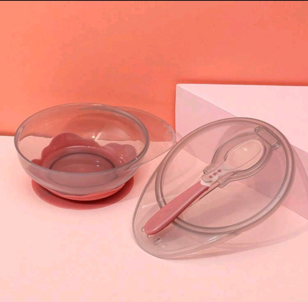 Spoon & Bowl Set with Lid