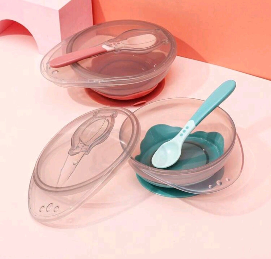 Spoon & Bowl Set with Lid
