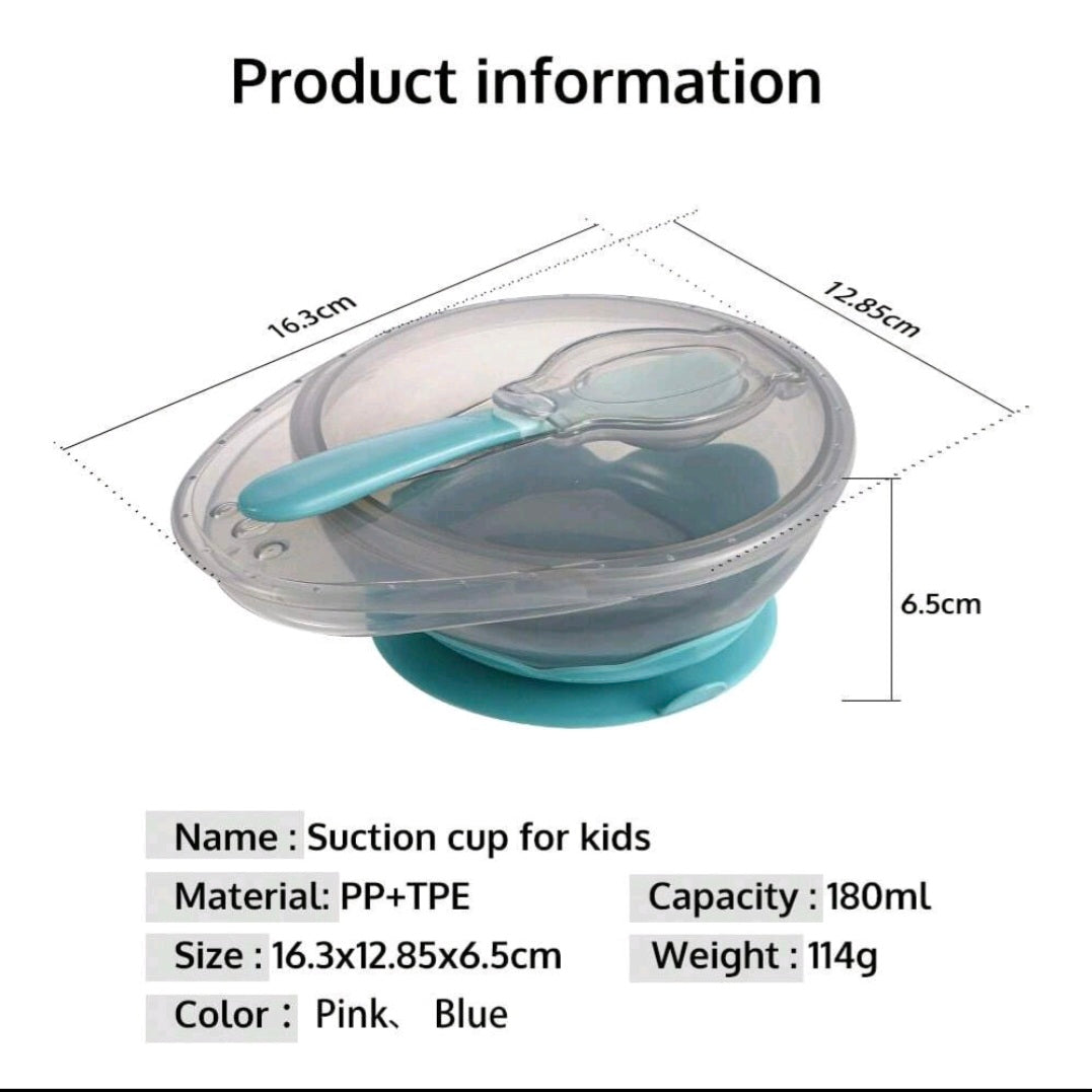 Spoon & Bowl Set with Lid