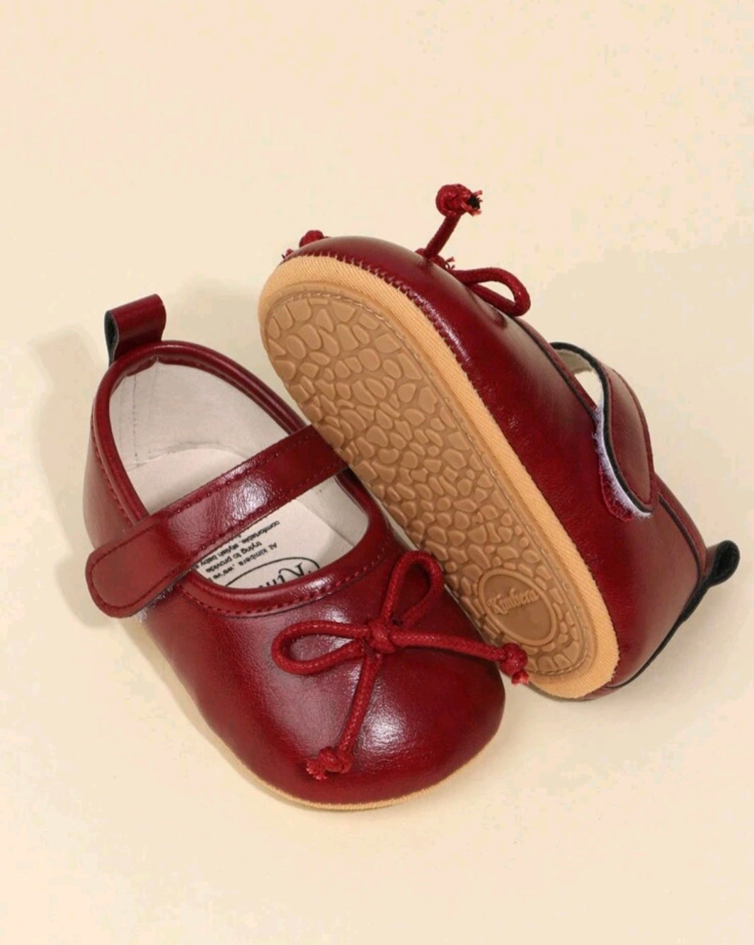 Bowknot Ballerina -Burgundy