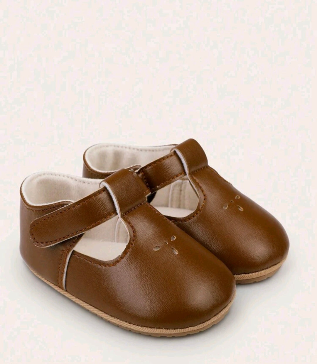 T-Strap Ballerina-Brown