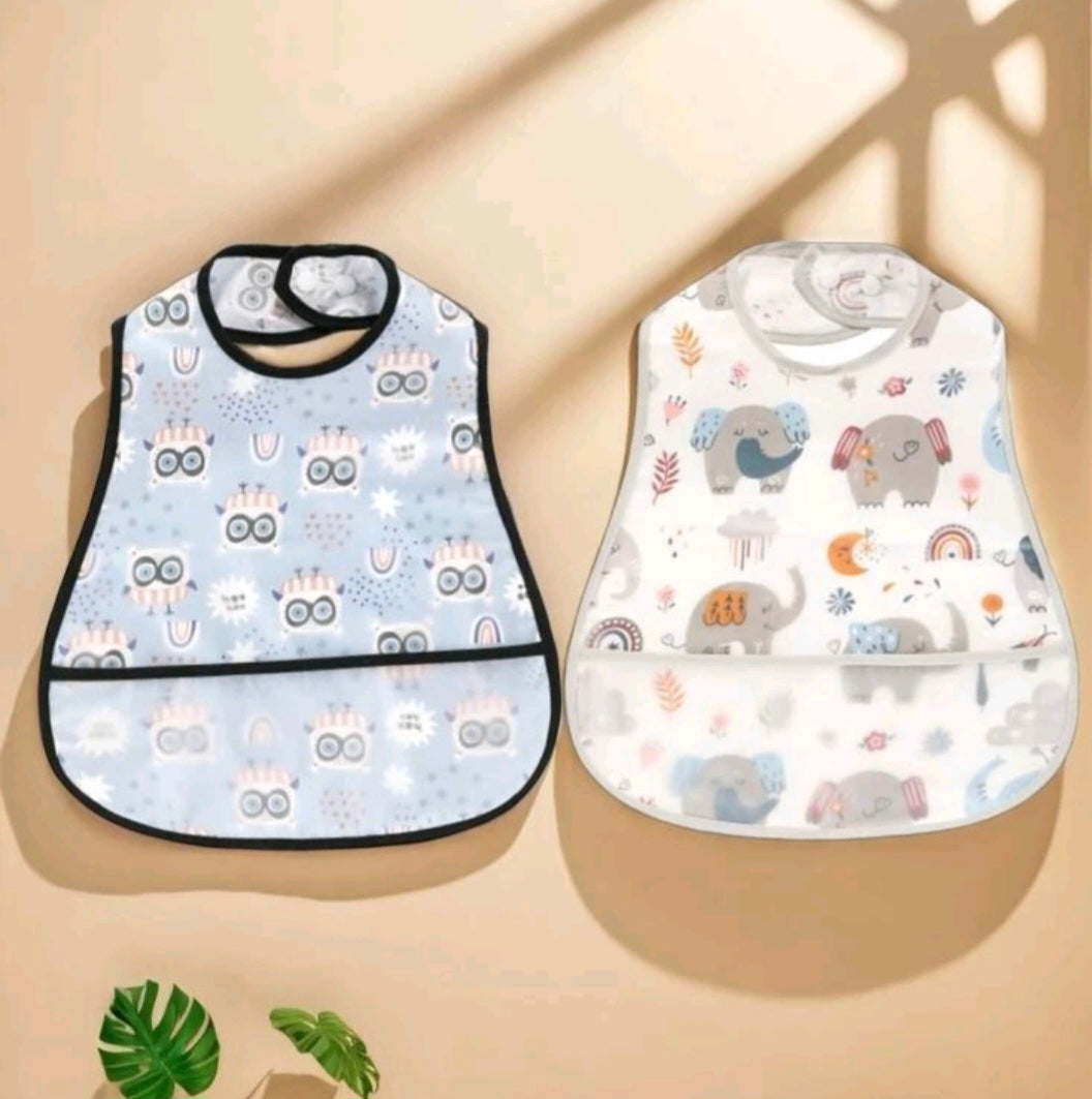 Waterproof Bibs - Set of 2