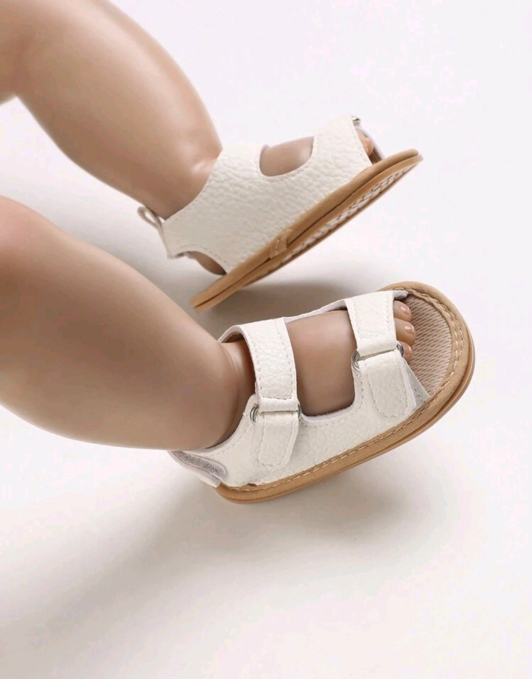 Leather White Sandals