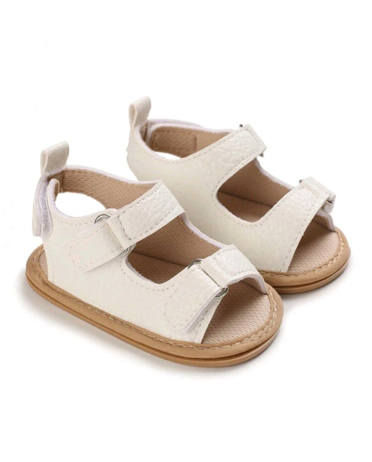Leather White Sandals
