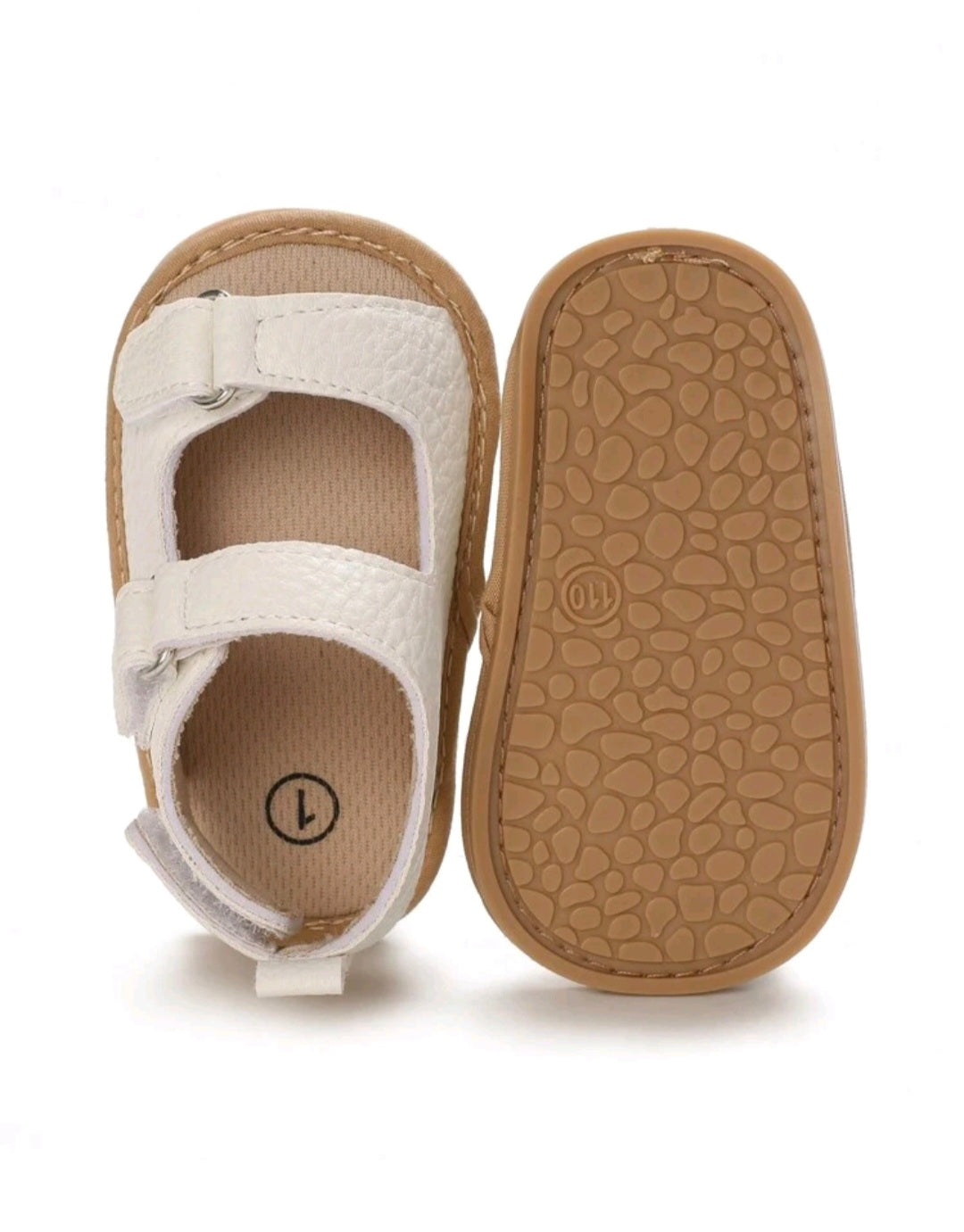Leather White Sandals