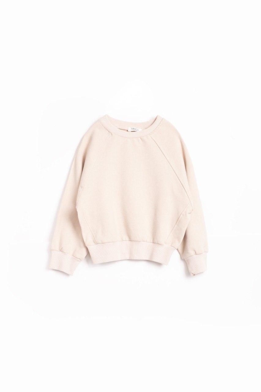 Earth Tones Crew Sweater - Beige/Gray - 1-6Y