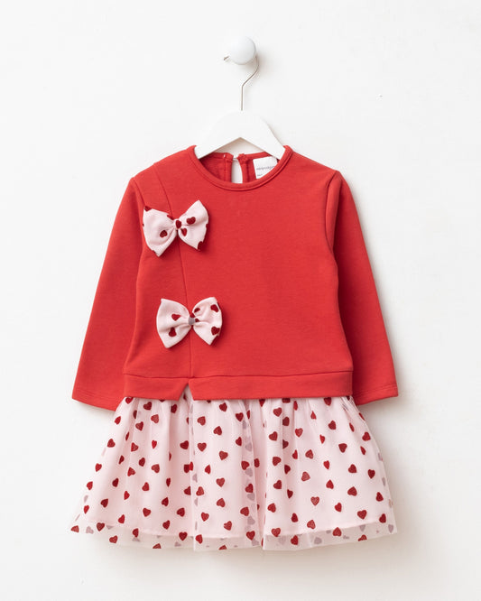 Dress Tulle with Bow Detail - 9M-4Y