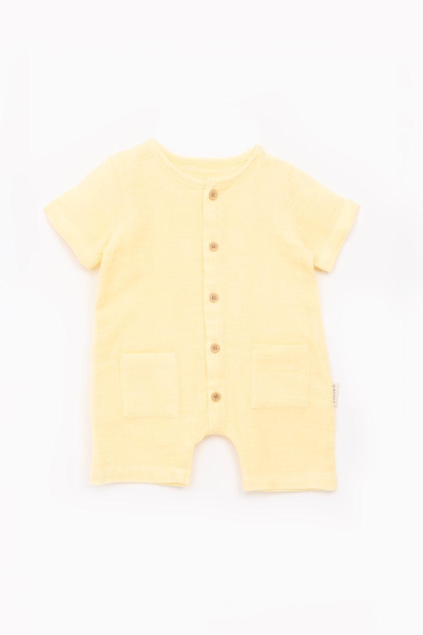 Baby Muslin Romper - Soft Cotton