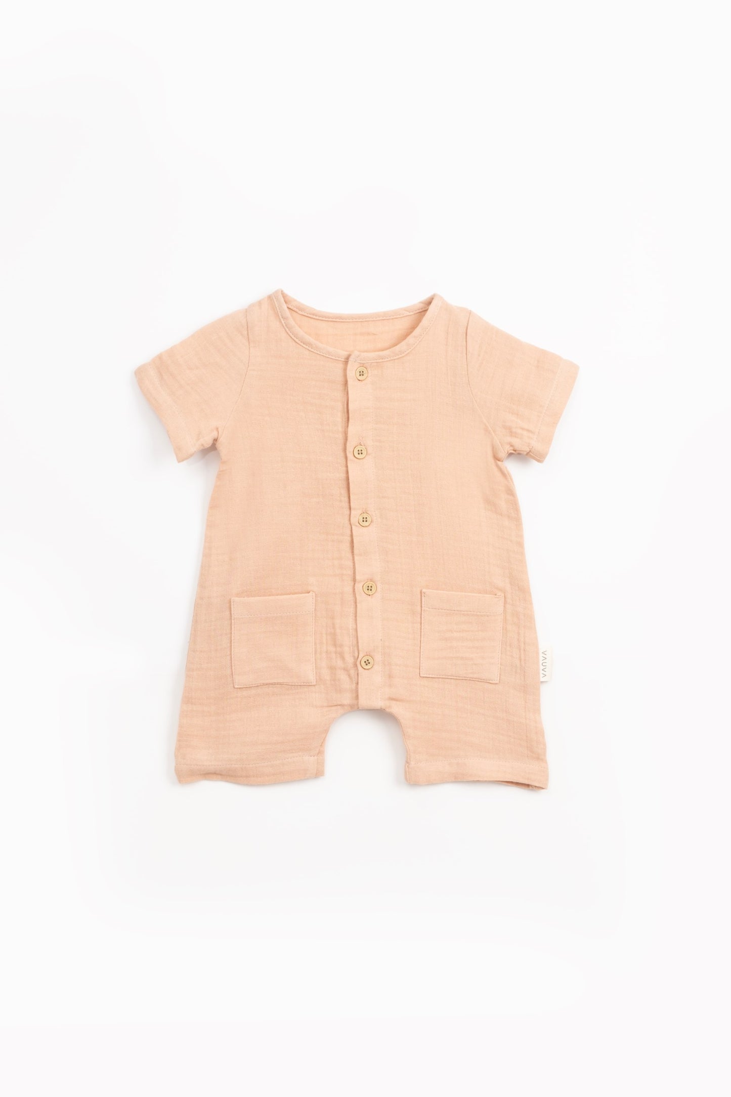 Baby Muslin Romper - Soft Cotton