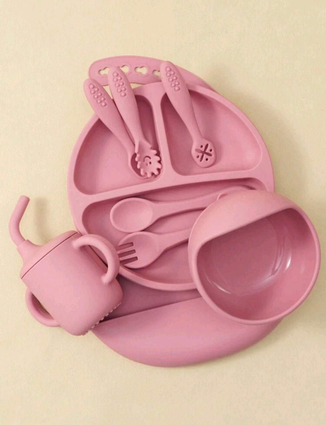 Silicone Tableware Set - 9 PCS