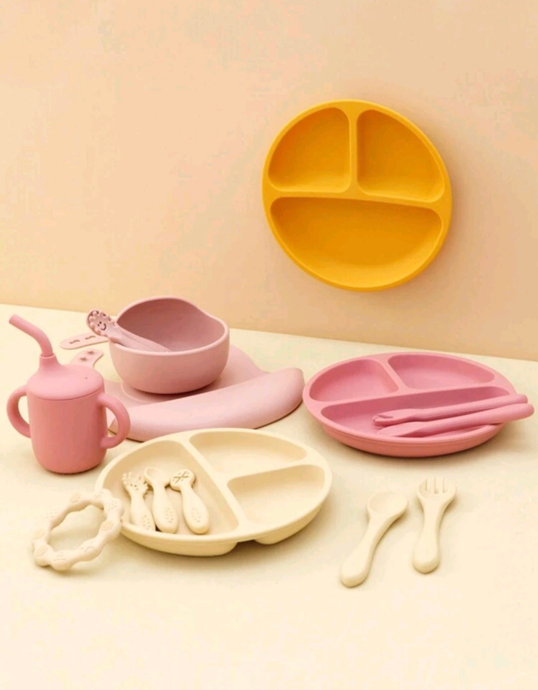 Silicone Tableware Set - 9 PCS