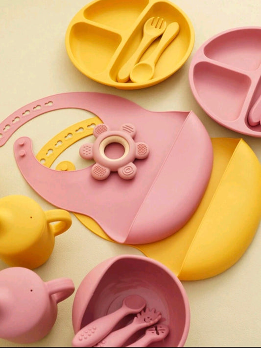 Silicone Tableware Set - 9 PCS