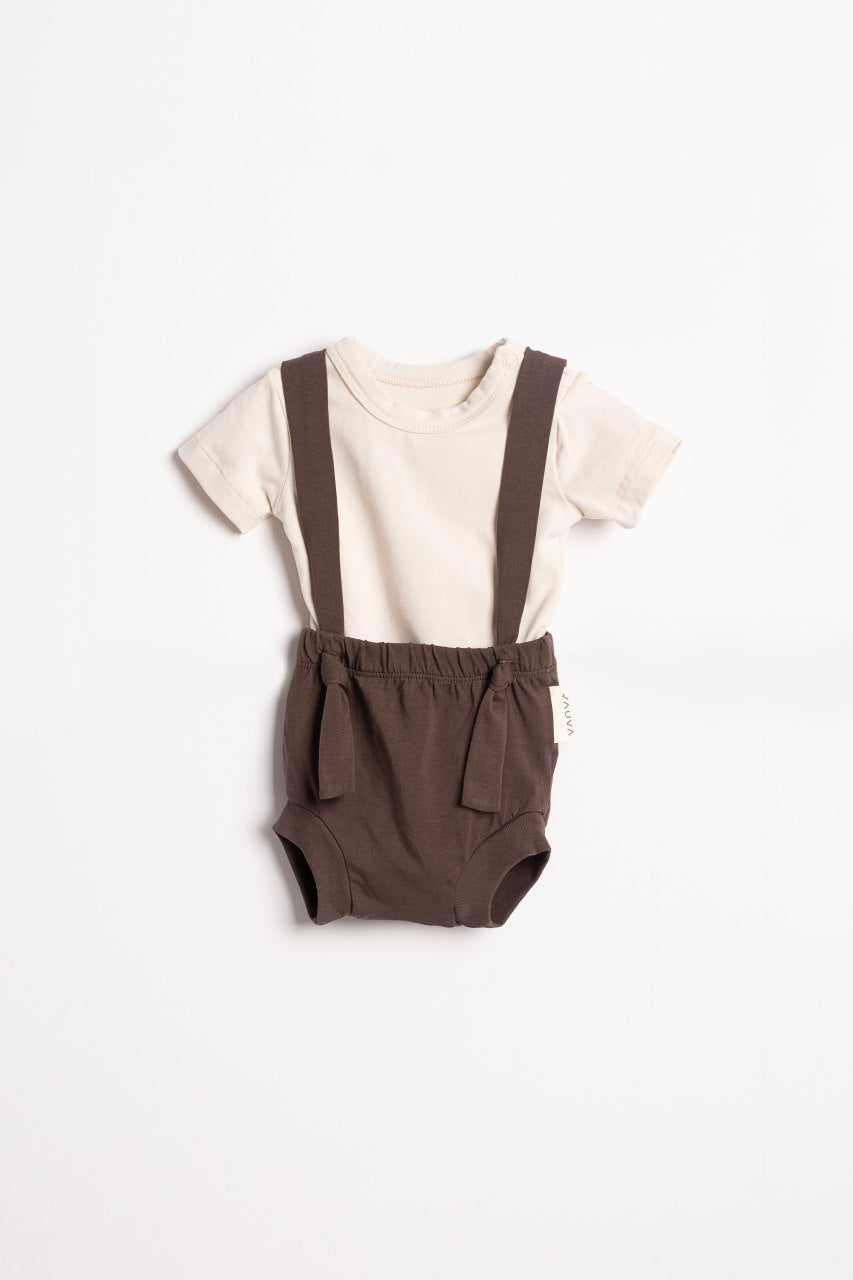 Salopette with Body Suit - 2 PCs Set