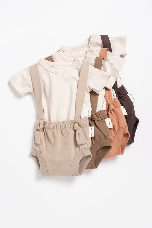 Salopette with Body Suit - 2 PCs Set