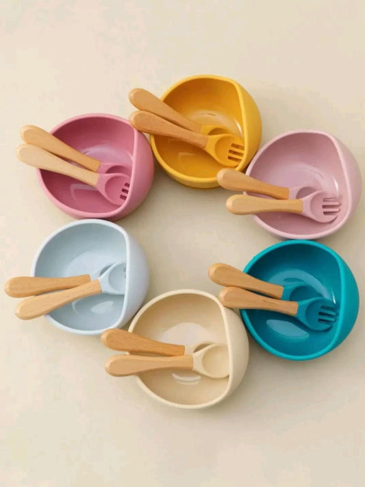 Silicone Suction Bowl - 3 PCS