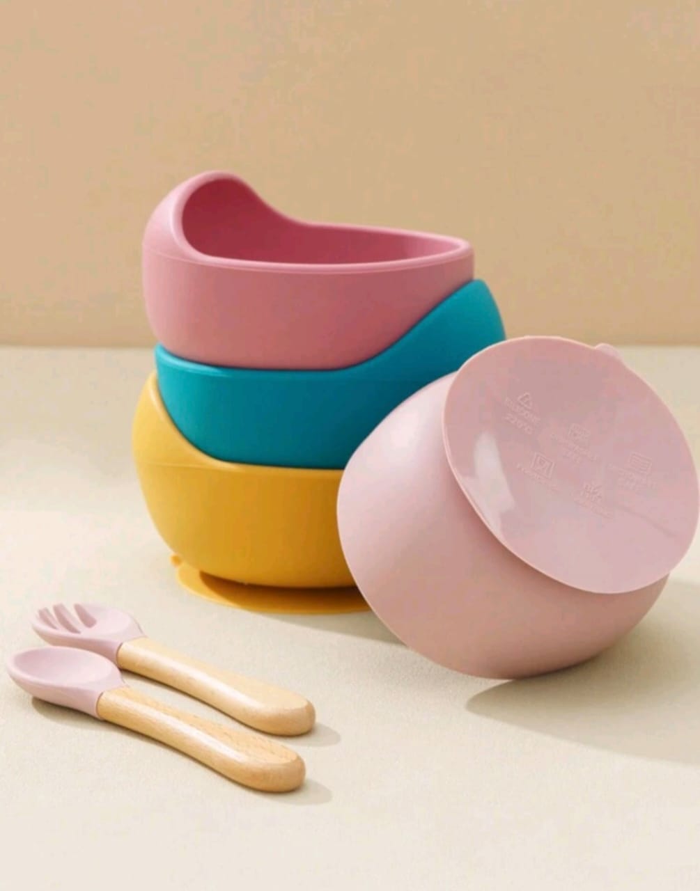 Silicone Suction Bowl - 3 PCS