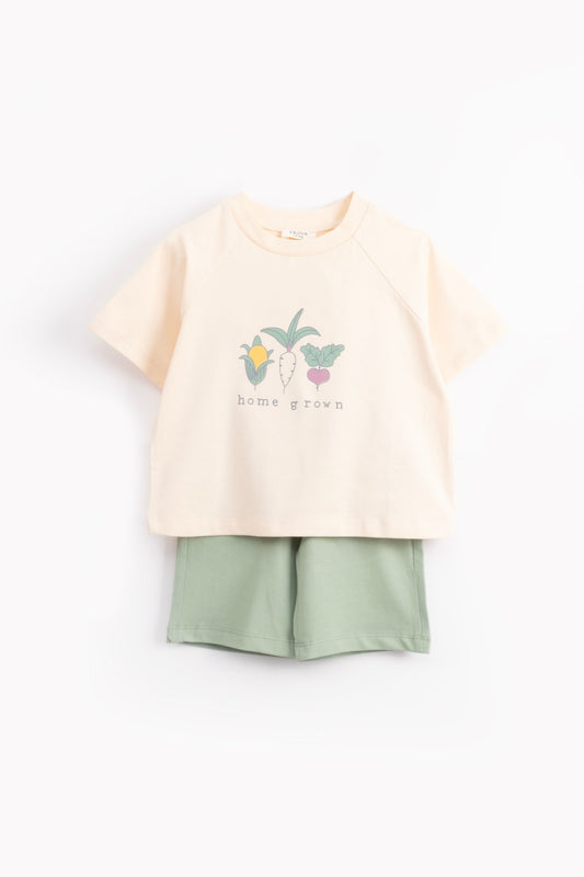 "Home Grown" Summer Short and T-Shirt Set 1-6 Y