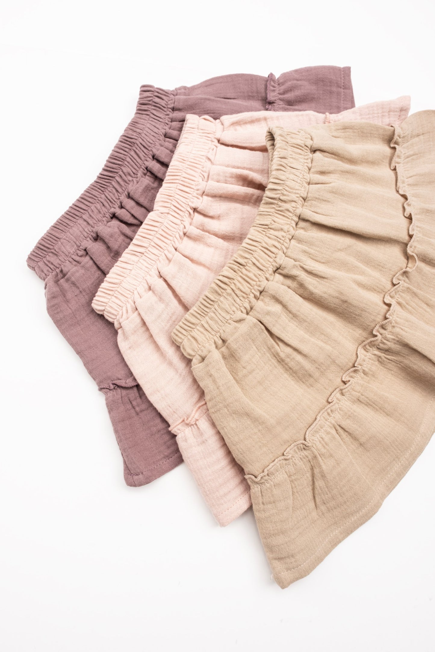 PINK Ruffle Skirt and T-shirt with Bow headband - Set of 3 PCS
