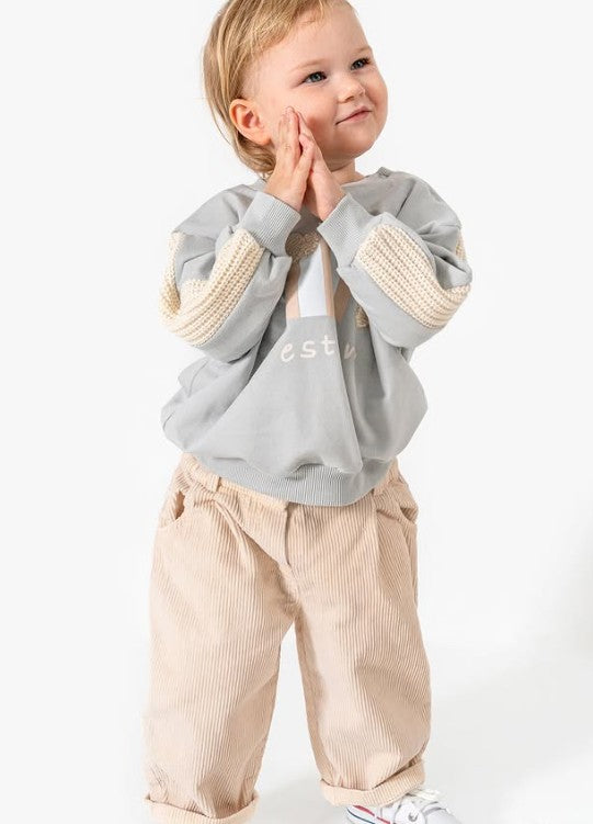 Popcorn Bucket 2 PCS Set - Pink-Beige/Nude Pink-Brown - 9M-3Y